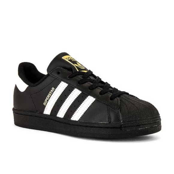 Men’s Original Adidas Superstar Black & White Suede Sneakers Size 10 - Picture 9 of 11